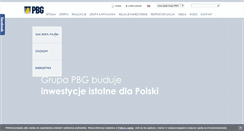 Desktop Screenshot of pbg-sa.pl